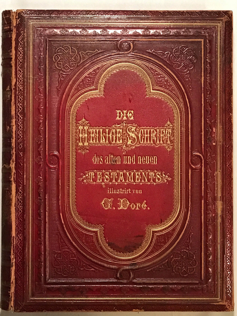 GUSTAVE DORE BIBLE -1876 - DIE HEILIGE SCHRIFT ALTEN UND NEUEN TESTAMENT,  13 x17