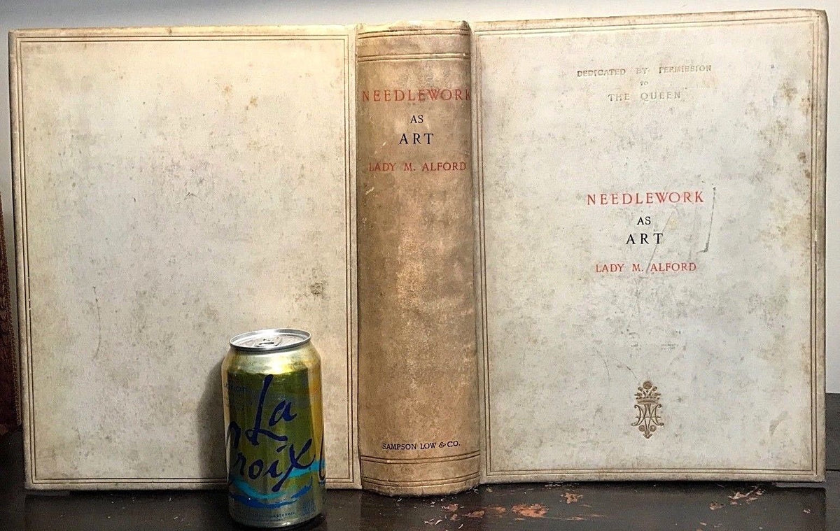NEEDLEWORK AS ART by Lady M. Alford, 1886 FASHION, ART, EMBROIDERY