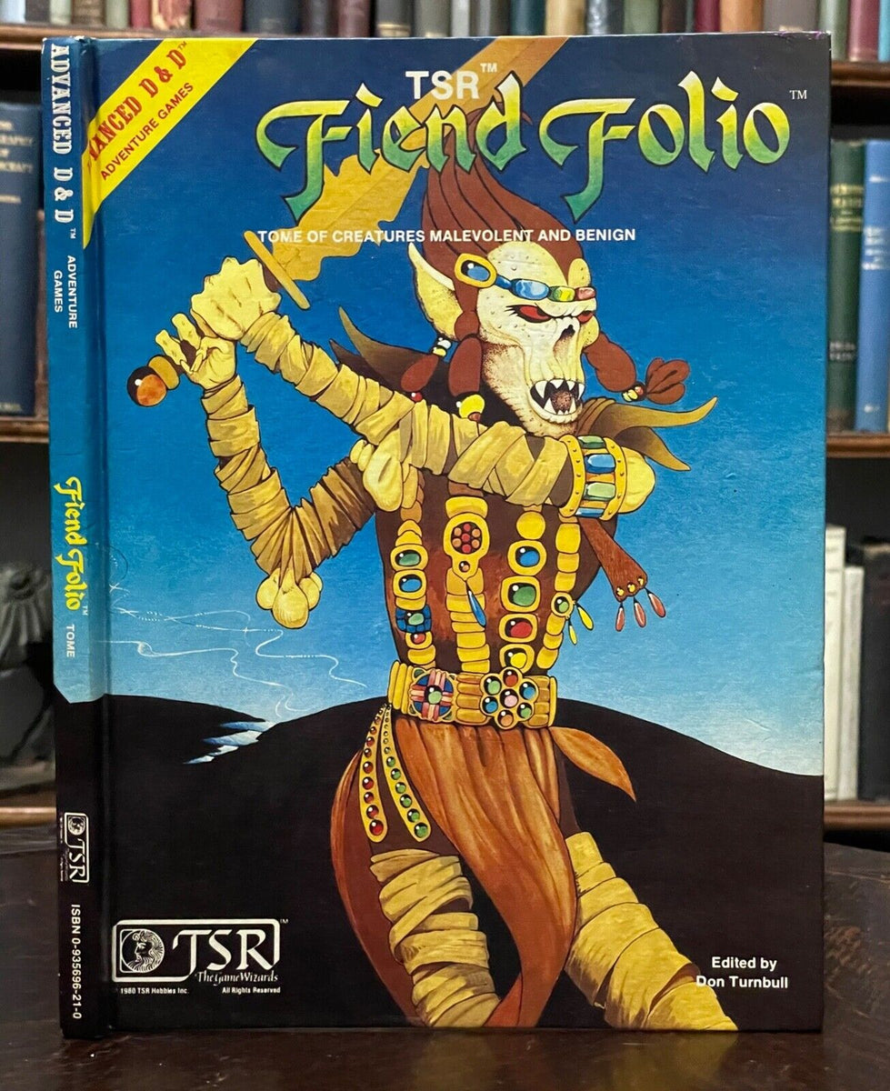 TSR Fiend Folio - Advanced Dungeons & Dragons 1e Anglais 1981