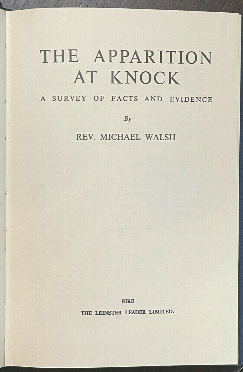 THE APPARITION AT KNOCK - 1st 1955 - IRELAND VIRGIN MARY SPIRIT HOLY M ...