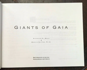 GIANTS OF GAIA - 1st Ed, 1995 - EARTH ENERGIES ANCIENT TERRESTRIAL MAGIC BEINGS