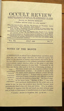 THE OCCULT REVIEW - Vol 40, 6 Issues 1924 - ALCHEMY PSYCHIC DIVINATION MAGICK