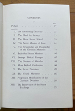 SECRET DOCTRINES OF JESUS - Lewis, 1st Ed 1937 - CHRISTIAN MYSTERIES MIRACLES