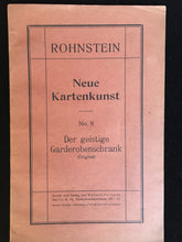 Neue Kartenkunst New Cards Art, Dr. R. Rohnstein 3 Vols Ltd. Ed 1920 Card Tricks