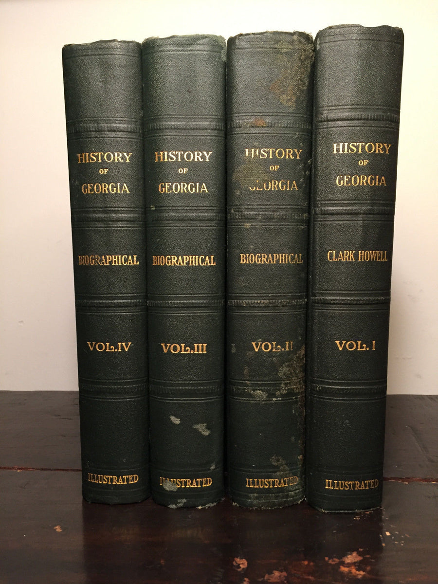 1920s History of Georgia by Clark Howell, Volumes 1 2 3, HC Books, Historical American State, Illustrated, Vintage 2024 1926, Biographies