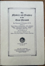 1933 - MYSTERY AND PROPHECY OF THE GREAT PYRAMID - ANCIENT EGYPT MAGIC ASTROLOGY