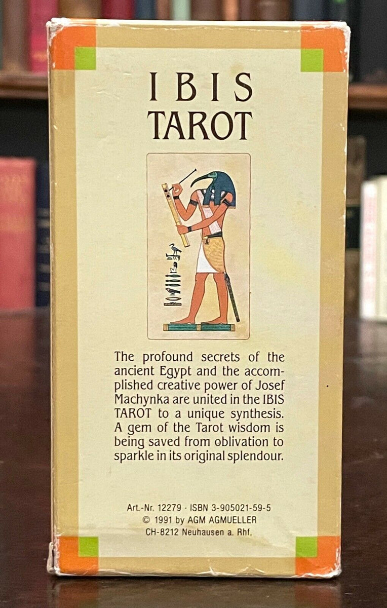 IBIS TAROT JOSEF MACHYNKA, 1991 ANCIENT EGYPT DIVINATION TAROT CARDS