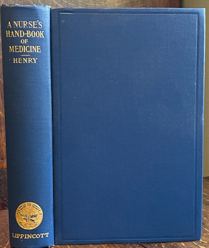 NURSE'S HAND-BOOK OF MEDICINE - Henry, 1913 - NURSING MEDICINE
