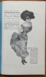 BLUE BOOK: RED-LIGHT DISTRICT OF NEW ORLEANS - 1963 NOLA PROSTITUTION STORYVILLE