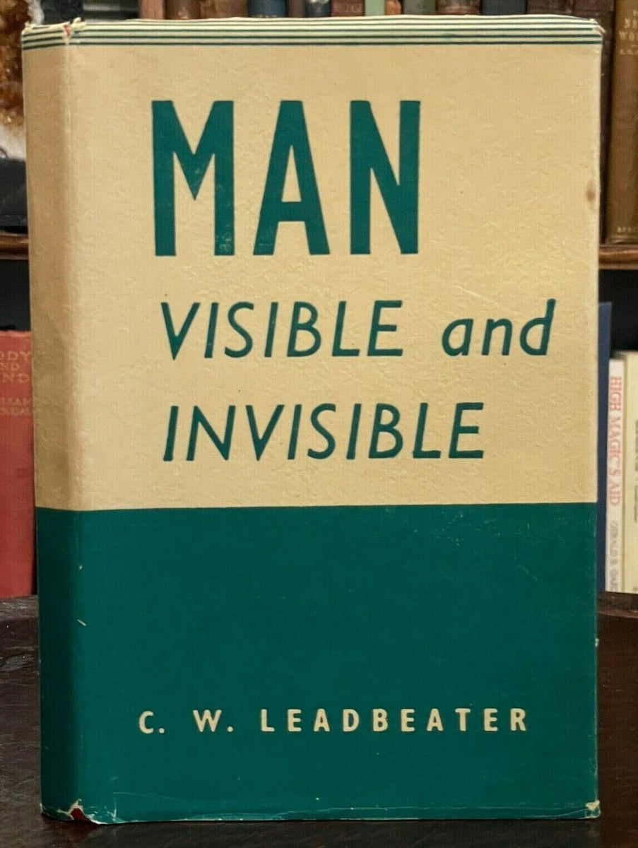 MAN VISIBLE AND INVISIBLE Leadbeater, 1971 PSYCHIC AURA COLOR IDEN