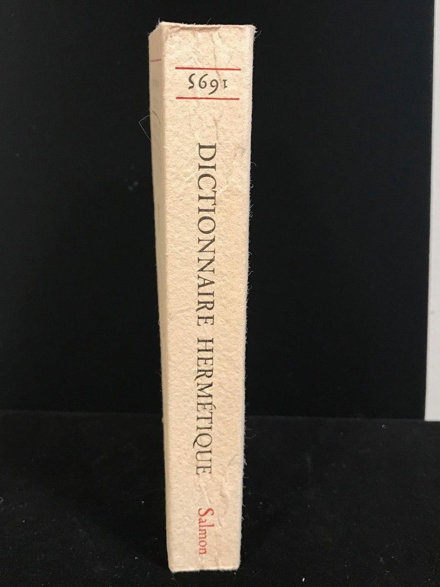 HERMETIC DICTIONARY Explanation of Terms, Fables Reprint of 1695 AL