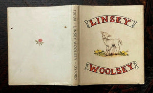 LINSEY WOOLSEY - 1st 1946 - TASHA TUDOR - ILLUSTRATED CHILDREN'S NURSERY BOOK