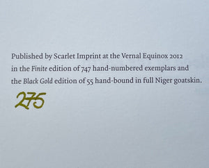 BLOOD OF THE EARTH - Scarlet Imprint, Ltd and Numbered, 2012 - MAGICK ECOLOGY