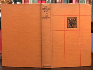 THE SIAMESE CAT - Underwood, 1st and Limited Ed, 1928 - CATS ART DECO WOODCUTS