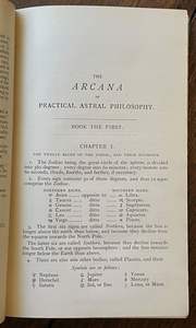 COMPLETE ARCANA ASTRAL PHILOSOPHY - Simmonite, 1916 ASTROLOGY DIVINATION OCCULT