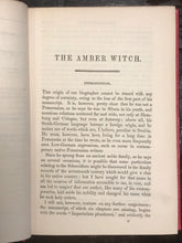 1844 - THE AMBER WITCH - WILHELM MEINHOLD, 1st - WITCH TRIALS WITCHCRAFT HOAXES