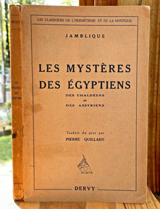 MYSTERES DES EGYPTIENS - 1948 - IAMBLICHUS - ANCIENT RELIGIONS POLYTHEISM MASONS