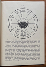 ASTROSOPHIC TRACTATES - Hazelrigg, 1st 1936 - ASTROLOGY ZODIAC DIVINATION OCCULT