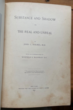 SUBSTANCE AND SHADOW OR THE REAL AND UNREAL - Holmes, 1st 1894 - PAGANISM SOUL