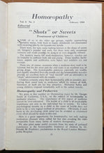 HOMOEOPATHY - BRITISH HOMOEOPATHIC ASSN - ALTERNATIVE NATURAL MEDICINE, Feb 1958