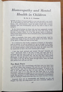 HOMOEOPATHY: BRITISH HOMOEOPATHIC ASSN - ALTERNATIVE NATURAL MEDICINE, Nov 1960