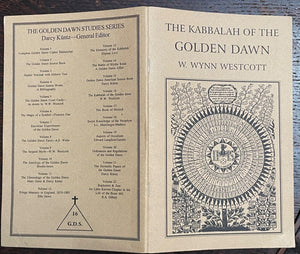KABBALAH OF THE GOLDEN DAWN - Westcott, 1997 - OCCULT MAGICK KABBALISTIC THOUGHT
