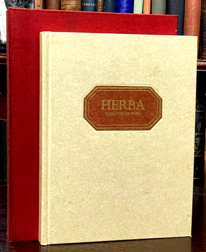 HERBARUM IMAGINES VIVAE - Ltd & Numbered Reprint of 1535 HERBAL HERBALISM PLANTS