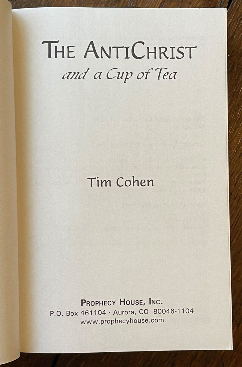 ANTICHRIST AND A CUP OF TEA - Cohen, 1st 1998 - SATAN WORLD ORDER UK M – Black Cat Caboodle
