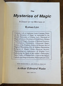 MYSTERIES OF MAGIC - Eliphas Levi/AE Waite - CEREMONIAL MAGICK KABBALIST OCCULT