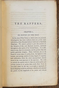 THE RAPPERS - Searcher After Truth, 1st 1854 - SPIRITS, AFTERLIFE, SPIRIT WORLD