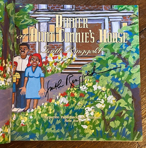 SIGNED - DINNER AT AUNT CONNIE'S HOUSE - Faith Ringgold, 1st Ed 1996