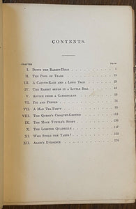 ALICE IN WONDERLAND (1872) & THROUGH THE LOOKING GLASS (1870), w/ John Tenniel