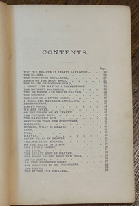 OUR LITTLE ONES IN HEAVEN - 1870 - VICTORIAN BEREAVEMENT INFANT CHILDREN'S DEATH