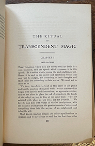 TRANSCENDENTAL MAGIC - Eliphas Levi, 1910 - RITUALS MAGICK OCCULT GRIMOIRE