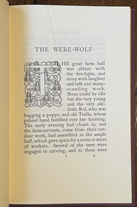 THE WERE-WOLF - Arno Press, 1st 1976 - EROTIC, WEREWOLF, FOLKLORIC HORROR