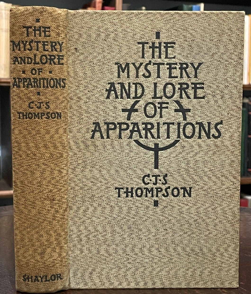 MYSTERY AND LORE OF APPARITIONS - Thompson, 1st 1930 GHOSTS, SPIRITS, PARANORMAL