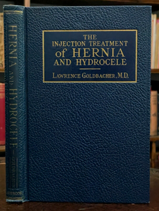 INJECTION TREATMENT OF HERNIA AND HYDROCELE - 1st 1938 - MEN'S MEDICINE HEALTH