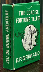 THE CONCISE FORTUNE TELLER CARD DECK - Grimaud, 1970 - DIVINATION, PROPHECY