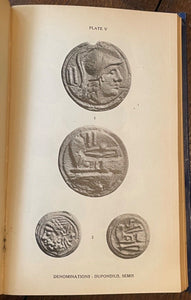 ROMAN COINS - Mattingly, 1st 1927 - ANCIENT NUMISMATICS, COINAGE, ARCHAEOLOGY