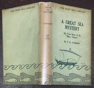 GREAT SEA MYSTERY: TRUE STORY OF THE "MARY CELESTE" - 1st 1930 - GHOST SHIP