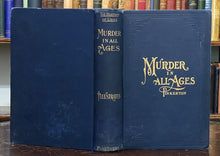 MURDER IN ALL AGES - Pinkerton, 1st 1898 - TRUE CRIME, HOMICIDE CASES, HISTORY