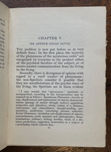 DO THE DEAD LIVE? - Heuze, 1923 - SCARCE SPIRITS PHANTOMS GHOSTS PSYCHIC OCCULT