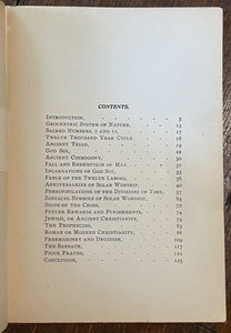 1895 - ASTRAL WORSHIP - ANCIENT ASTROLOGY COSMOGONY PAGAN SUN MOON GODS WORSHIP