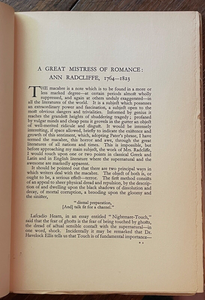 ESSAYS IN PETTO - Montague Summers, 1st 1928 - GOTHIC ROMANCE LITERATURE