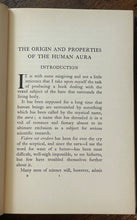 ORIGIN AND PROPERTIES OF THE HUMAN AURA - 1st 1937 - AURAS HEALTH HUMANS ANIMALS