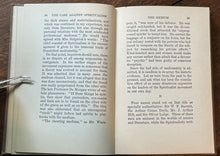 CASE AGAINST SPIRITUALISM - Stoddart, 1st 1922 - SPIRITS MEDIUMS SUPERNATURAL