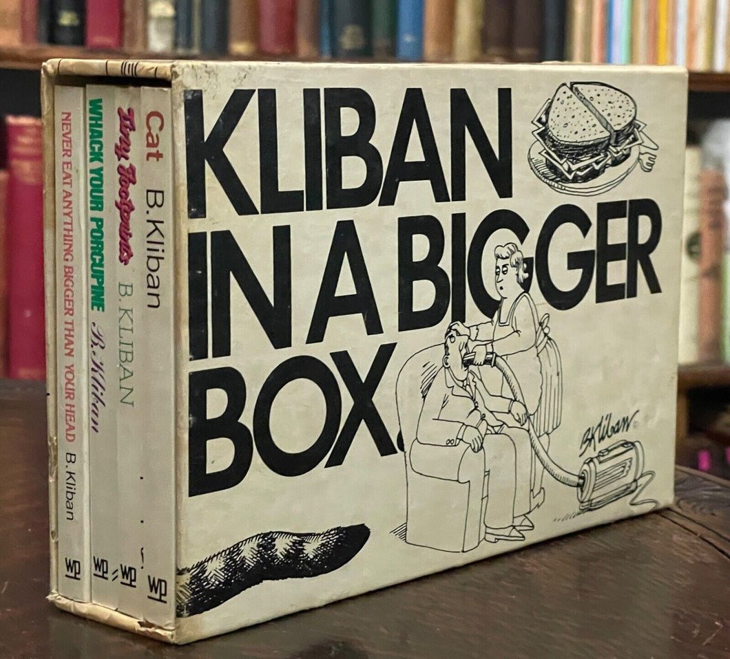 KILBAN IN A BIGGER BOX - Kilban, 1st 1977 - 4 Vols Box Set, CAT COMICS HUMOR