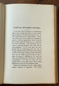 REVELATIONS OF A SPIRIT MEDIUM - Price, Dingwall 1922 SPIRITUALISM TRICKS FRAUD