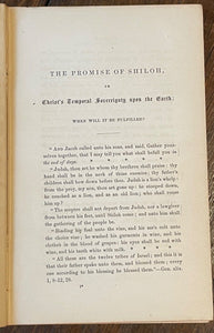 PROMISE OF SHILOH - 1st 1869 - MILLENNIAL REIGN, BIBLE PROPHECY, CHRIST'S RETURN