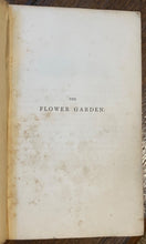 THE FLOWER GARDEN, 1839 - VICTORIAN BOTANICAL, FLORAL, HERBAL, DESIGN, GARDENING